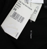 CHANEL 13S Black Mesh Cotton Dress 36 38 シャネル 女優 ハンヒョジュ着 ブラック ワッフル生地 メッシュ コットン ワンピース 即発