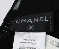 CHANEL 13S Black Mesh Cotton Dress 36 38 シャネル 女優 ハンヒョジュ着 ブラック ワッフル生地 メッシュ コットン ワンピース 即発 - TC JAPAN