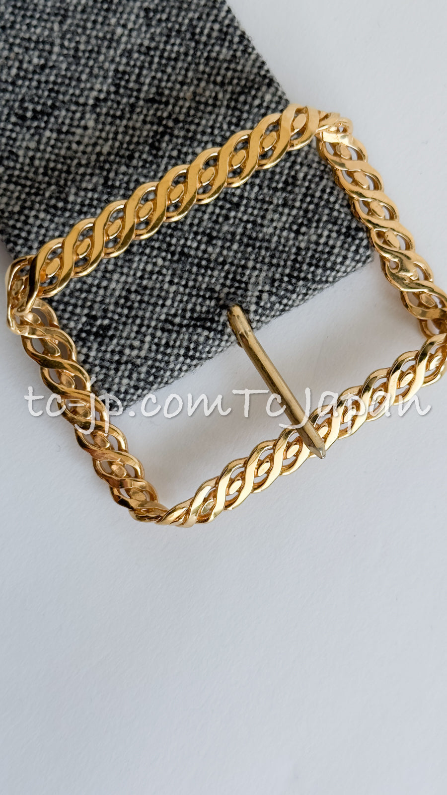 シャネル ワンピース CHANEL 88A ヴィンテージ グレー リボン ワンピース 40 - TC JAPAN