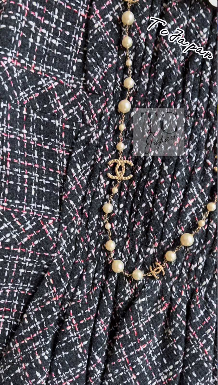 シャネル ワンピース CHANEL 16B グレー ツイード ウール
