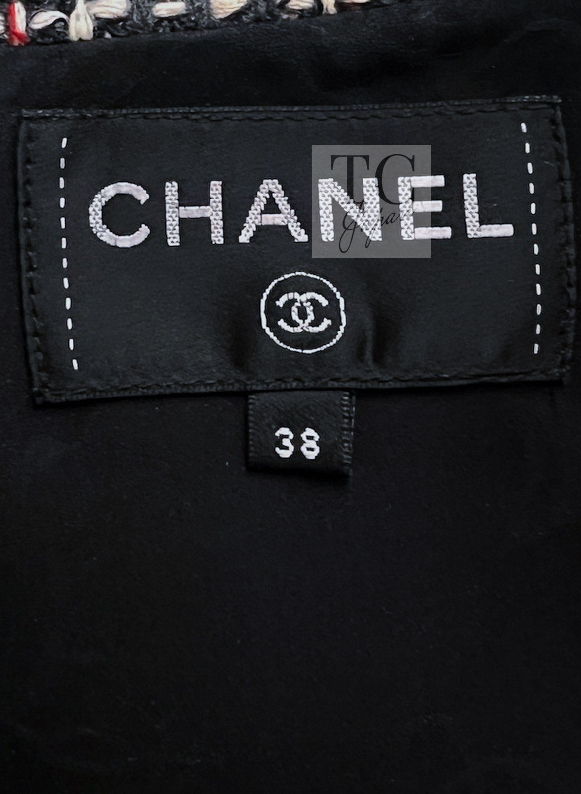 シャネル ワンピース CHANEL 16B グレー ツイード ウール
