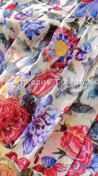 CHANEL 15C Floral Multi Color Sleeveless Silk Dress 34 シャネル フローラル マルチカラー シルク ワンピース 即発