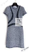 CHANEL 13S Keira Knightley Actress Gray White Tweed Dress 34 シャネル キーラナイトレイ着用 グレー ホワイト ツイード ワンピース 即発