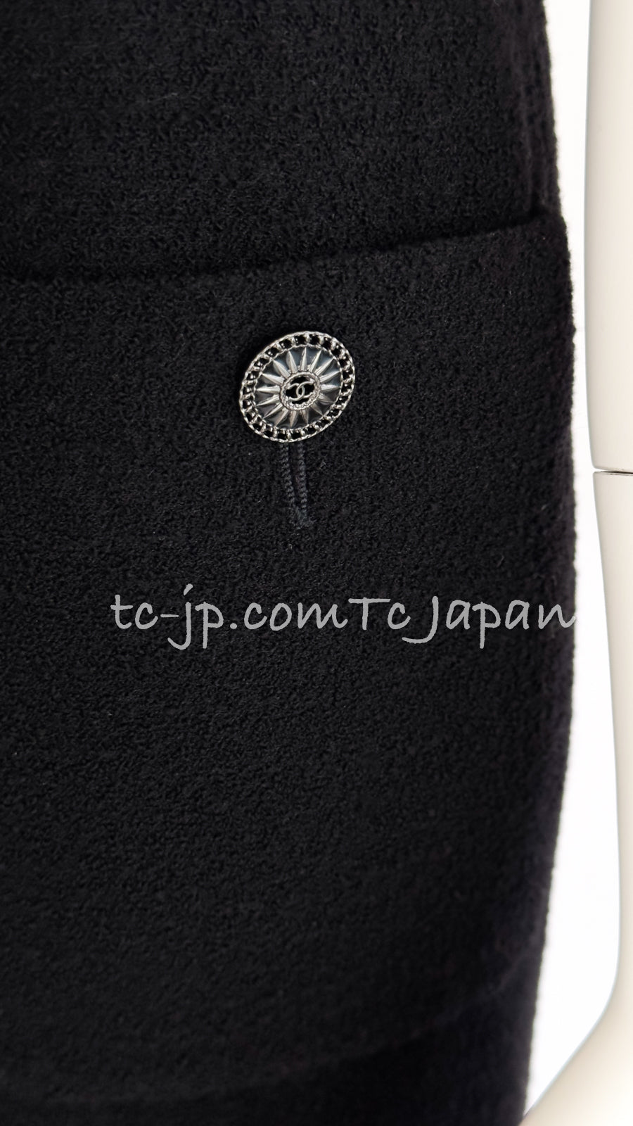 CHANEL 14C Chloe Sevigny Black Cotton Dress 34 シャネル ブラック ストラップ コットン ワンピース 女優着用 即発
