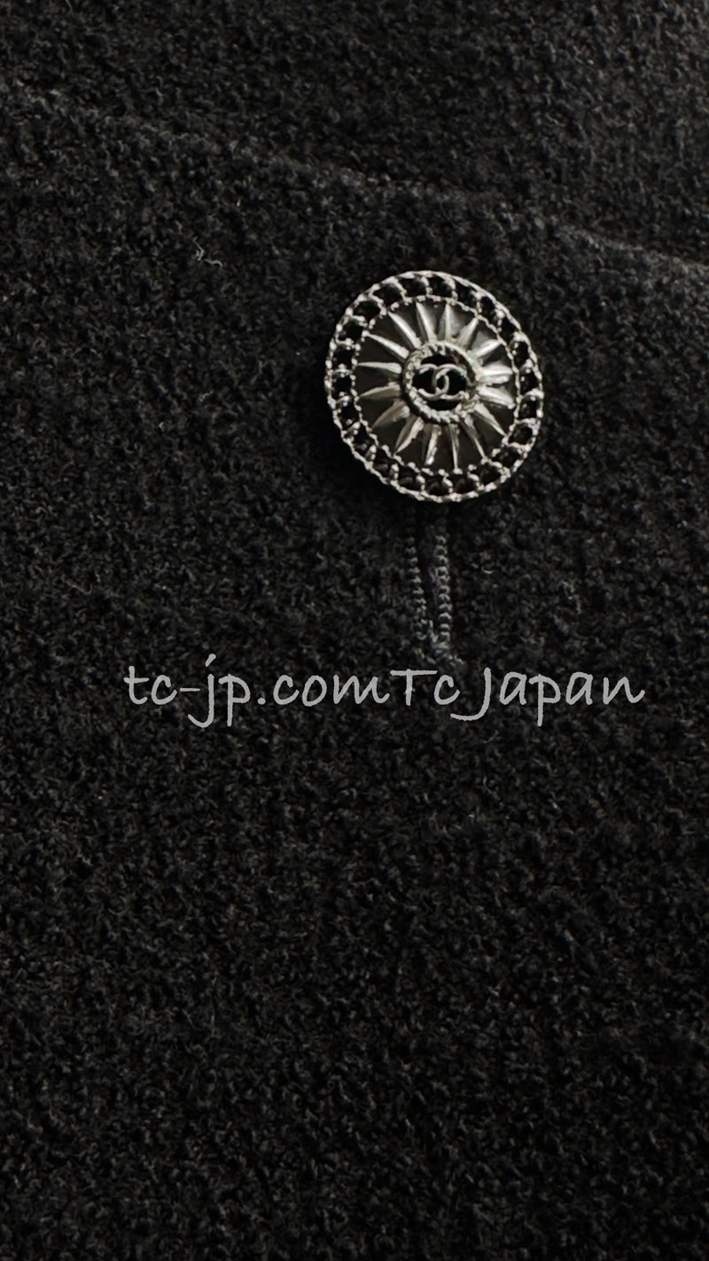CHANEL 14C Chloe Sevigny Black Cotton Dress 34 シャネル ブラック ストラップ コットン ワンピース 女優着用 即発
