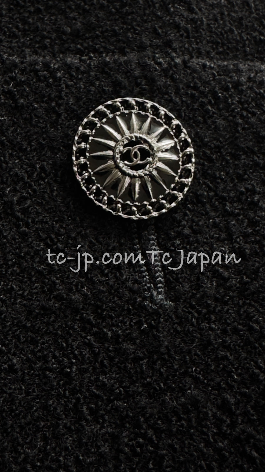 CHANEL 14C Chloe Sevigny Black Cotton Dress 34 シャネル ブラック ストラップ コットン ワンピース 女優着用 即発