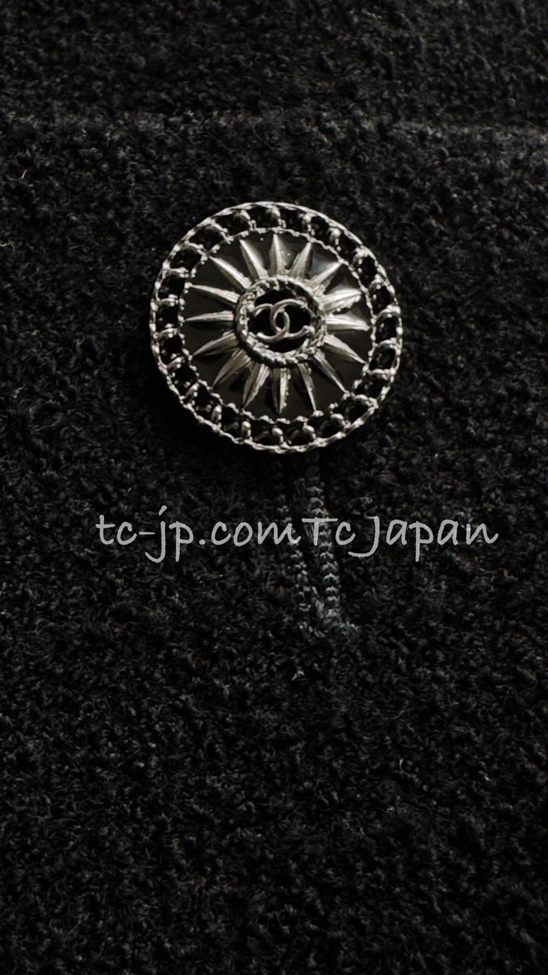 CHANEL 14C Chloe Sevigny Black Cotton Dress 34 シャネル ブラック ストラップ コットン ワンピース 女優着用 即発