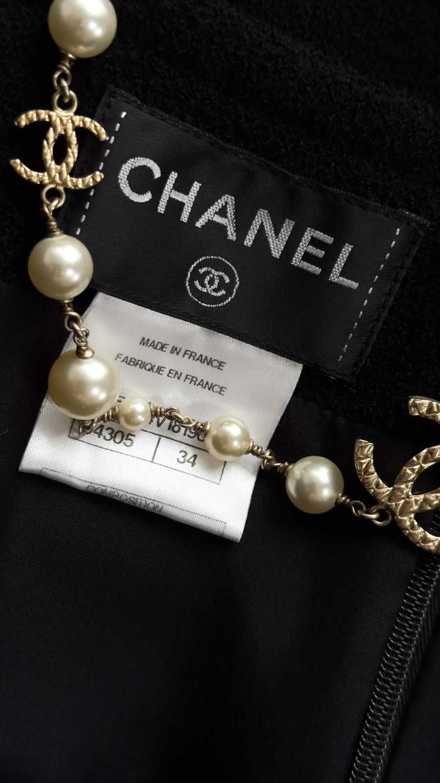 CHANEL 14C Chloe Sevigny Black Cotton Dress 34 シャネル ブラック ストラップ コットン ワンピース 女優着用 即発