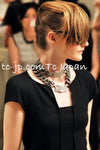 CHANEL 14C Chloe Sevigny Black Cotton Dress 34 シャネル ブラック ストラップ コットン ワンピース 女優着用 即発