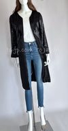CHANEL 10PF Black Sequin Embellishments Cocktail Dress Coat 36 シャネル ブラック スパンコール カクテルドレス ワンピース コート 即発