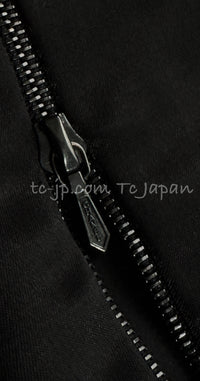 CHANEL 10PF Black Sequin Embellishments Cocktail Dress Coat 36 シャネル ブラック スパンコール カクテルドレス ワンピース コート 即発