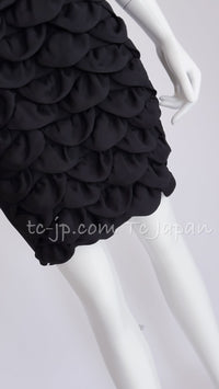 CHANEL 09C Black Sleeveless Camelia Dress 36 シャネル カメリア ブラック ワンピース 即発