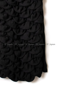 CHANEL 09C Black Sleeveless Camelia Dress 36 シャネル カメリア ブラック ワンピース 即発