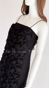 CHANEL 09C Black Sleeveless Camelia Dress 36 シャネル カメリア ブラック ワンピース 即発