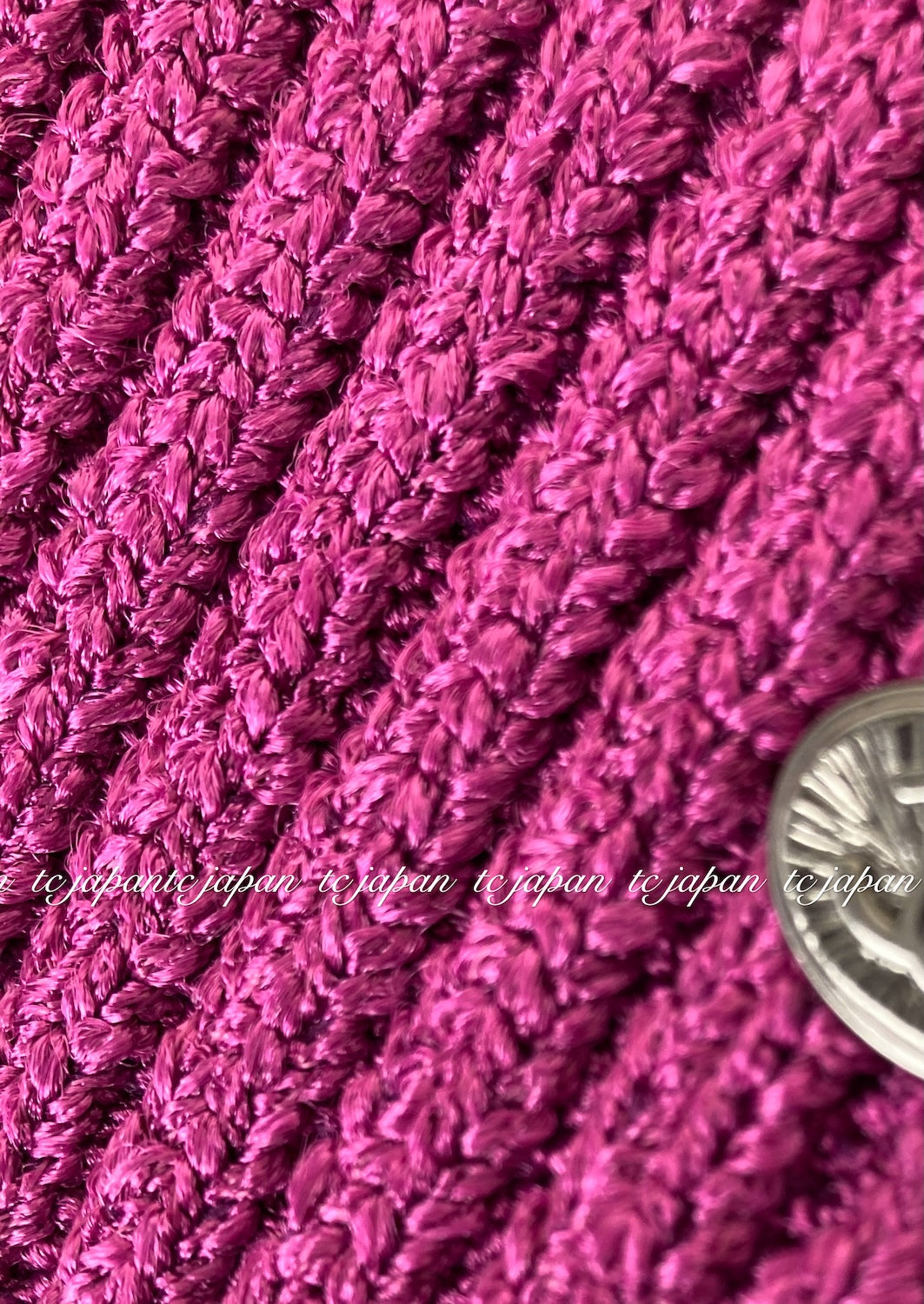 CHANEL 12S Magenta Navy Knit Dress 36 38 シャネル マゼンタ ネイビー ニット ワンピース 即発