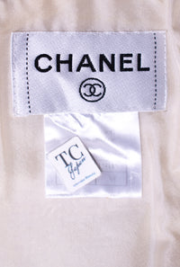 CHANEL 04A Ivory Wool Angora Tweed Dress 36 シャネル アイボリー ウール アンゴラ ツイード ワンピース 即発