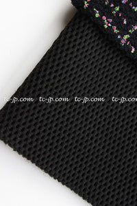 CHANEL 13S Black Multicolor Bolero Mesh Dress 36 38 シャネル ブラック マルチカラー ボレロ メッシュ ワンピース