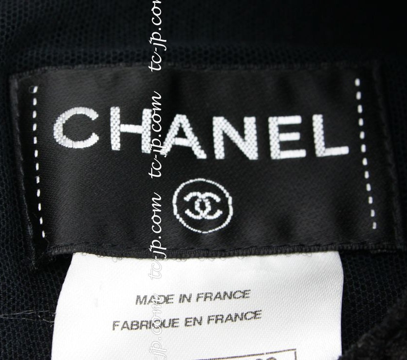 CHANEL 13S Black Multicolor Bolero Mesh Dress 36 38 シャネル ブラック マルチカラー ボレロ メッシュ ワンピース