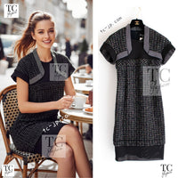 CHANEL 13S Black Multicolor Bolero Mesh Dress 36 38 シャネル ブラック マルチカラー ボレロ メッシュ ワンピース