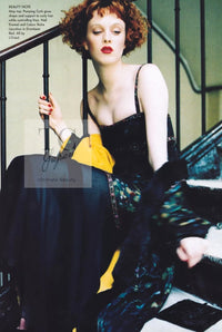 CHANEL 97A Black Green Watercolour Beaded Dress 34 36 シャネル ブラック グリーン CC ロゴ ビーズ装飾 ワンピース