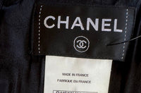 CHANEL 11PF Black Wool Gripox Jewel Buttons Dress 34 シャネル ブラック グリポワ宝石装飾 ウール ワンピース 即発