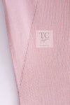 CHANEL 11S Pale Moss Pink Camellia Knit Stretch Soft Dress 34 シャネル 淡い モス ピンク カメリア装飾 ニット ストレッチ ソフト ワンピース 即発 - TC JAPAN