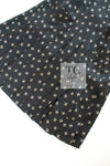 CHANEL 12A Smokey Brown Gray Silk CC Logo Dress 38 シャネル 淡い ブラウン グレー シルク CCロゴいっぱい ワンピース 即発