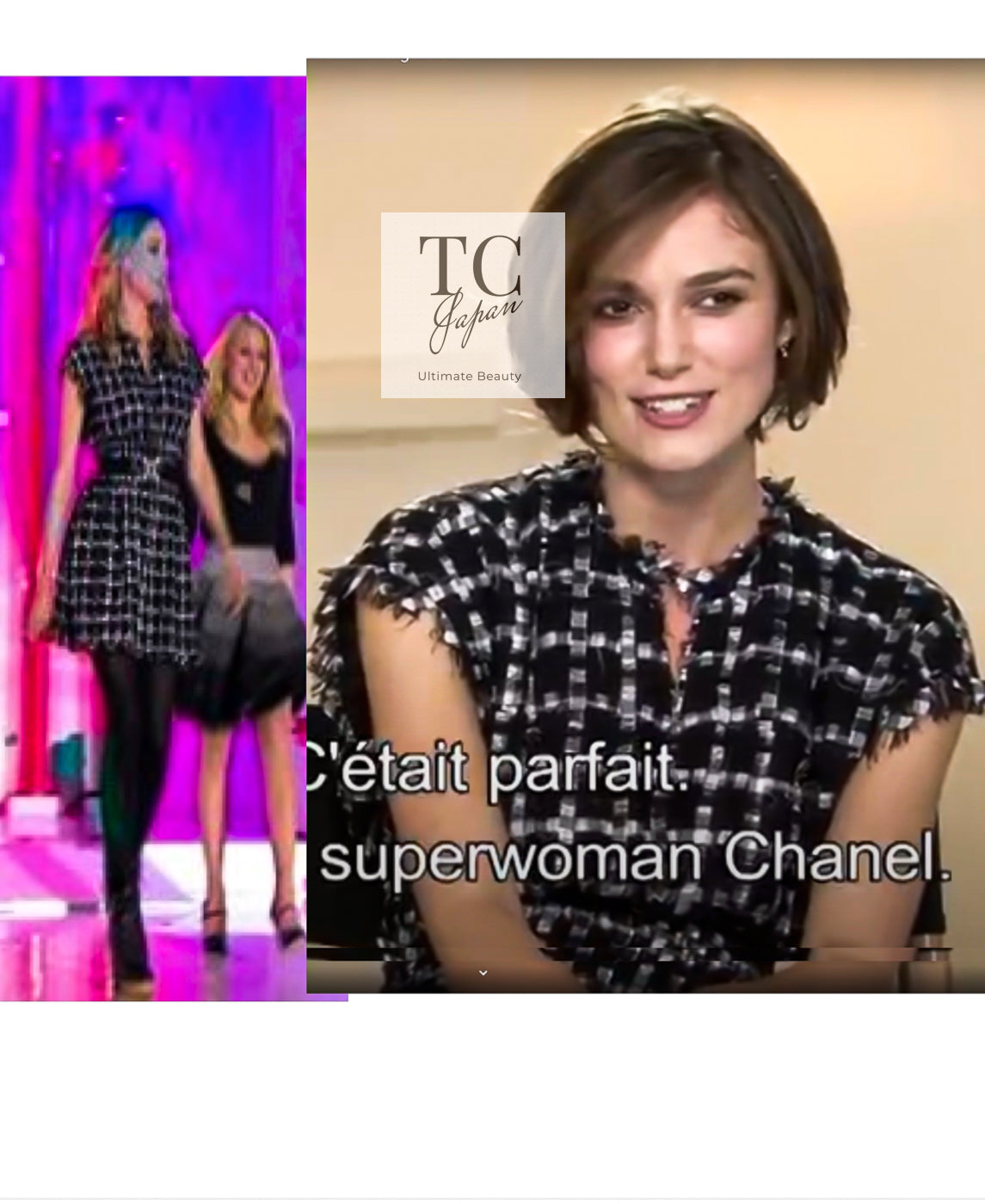 CHANEL 11C Black White Check Cardigan Jacket Gripox Button 38 | INT