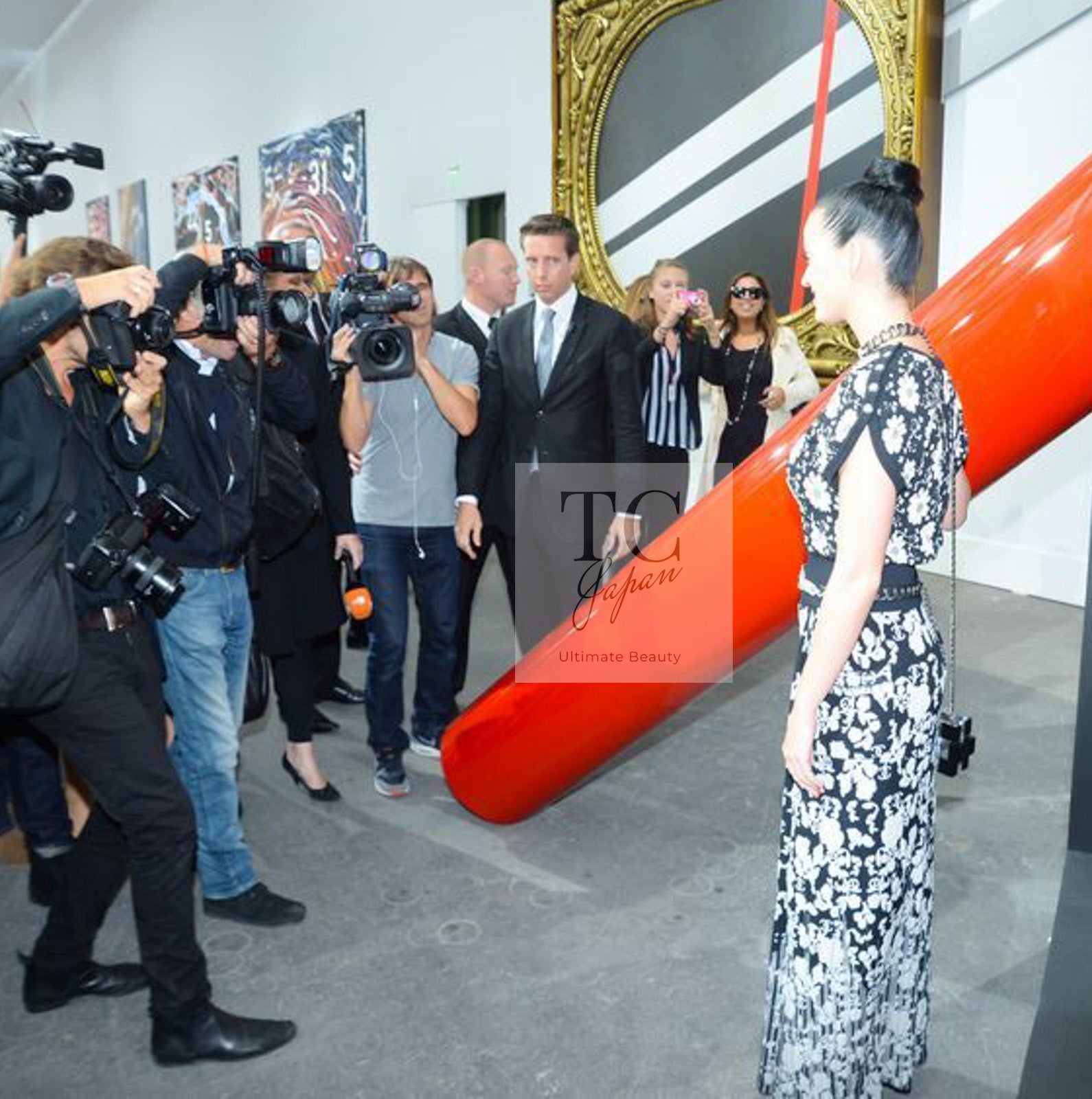 CHANEL 14C Black Ivory Camellia Flower Knit Tops 38 シャネル ブラック アイボリー カメリア 花柄 ニット トップス 即発