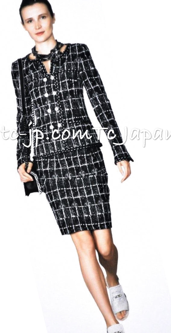 CHANEL 14S Pink White Cotton Collarless Double Jacket 34 シャネル ピンク ホワイト コットン ノーカラー ダブル ジャケット 即発 - TC JAPAN