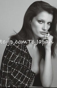 CHANEL 14S Pink White Cotton Collarless Double Jacket 34 シャネル ピンク ホワイト コットン ノーカラー ダブル ジャケット 即発 - TC JAPAN