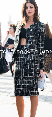 CHANEL 14S Pink White Cotton Collarless Double Jacket 34 シャネル ピンク ホワイト コットン ノーカラー ダブル ジャケット 即発 - TC JAPAN