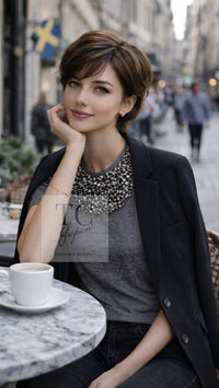 CHANEL white black stripe knit women's top / シャネル レディース ホワイト ブラック ストライプ ニット トップス