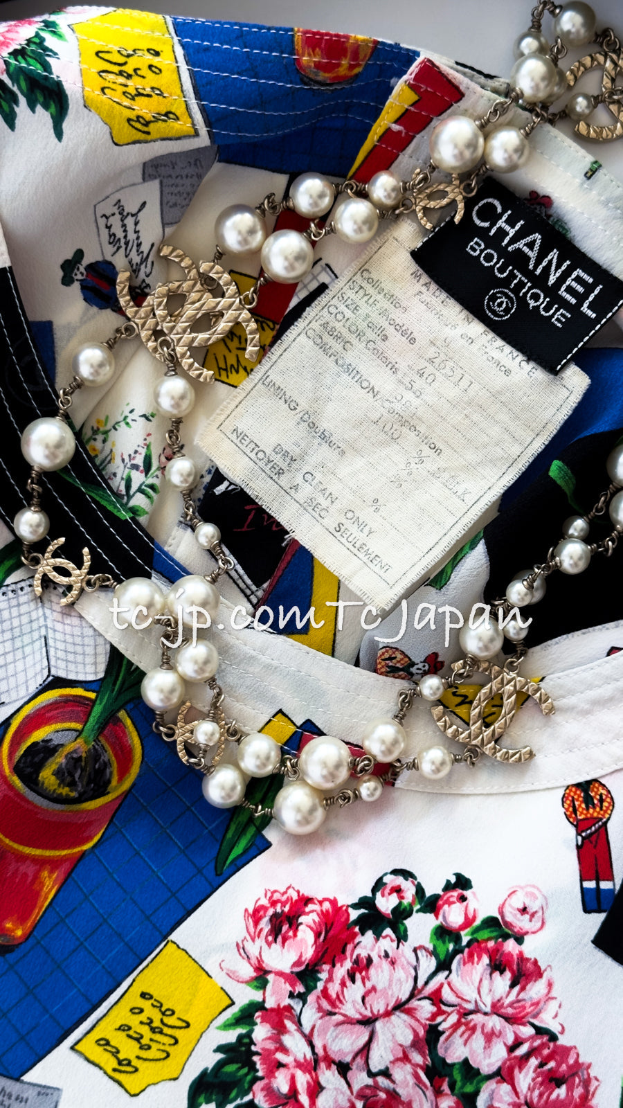 シャネル ヴィンテージ トップス CHANEL シルク ノースリーブ シャネル ヴィンテージ トップス CHANEL シルク ノースリーブ