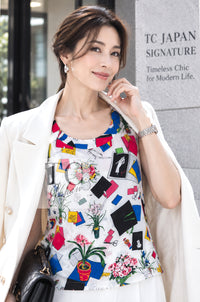 chanel Silk Tops Karl 87S-4