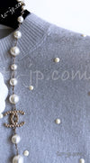 CHANEL 14B Pearl Studded Mohair Cashmere Sweater 34 シャネル モヘア カシミア セーター 即発