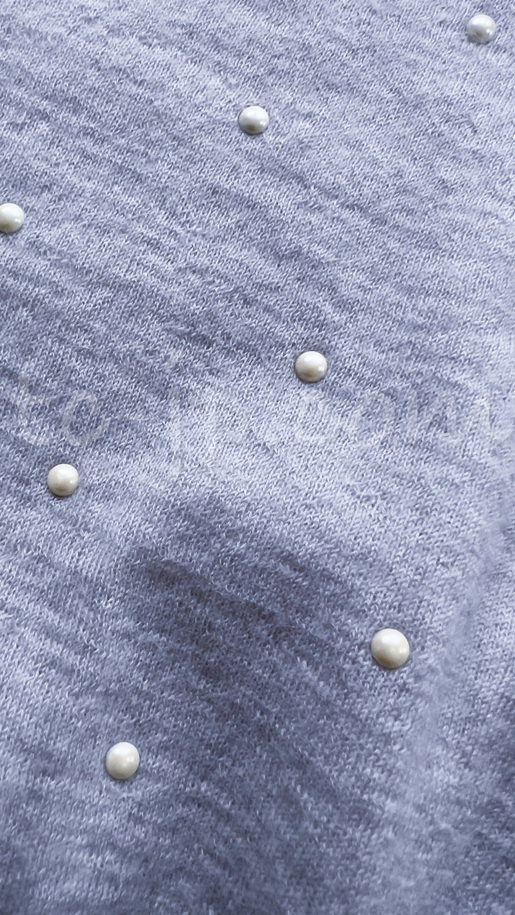CHANEL 14B Pearl Studded Mohair Cashmere Sweater 34 シャネル モヘア カシミア セーター 即発