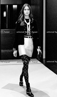 CHANEL 14B Pearl Studded Mohair Cashmere Sweater 34 シャネル モヘア カシミア セーター 即発
