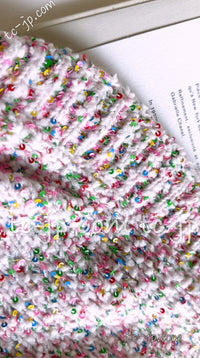 CHANEL 16C pink sequin women's sweater / シャネル レディース ピンク スパンコール セーター