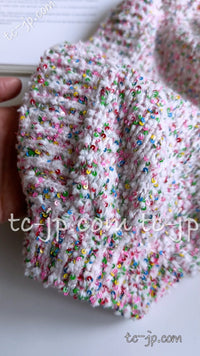 CHANEL 16C pink sequin women's sweater / シャネル レディース ピンク スパンコール セーター