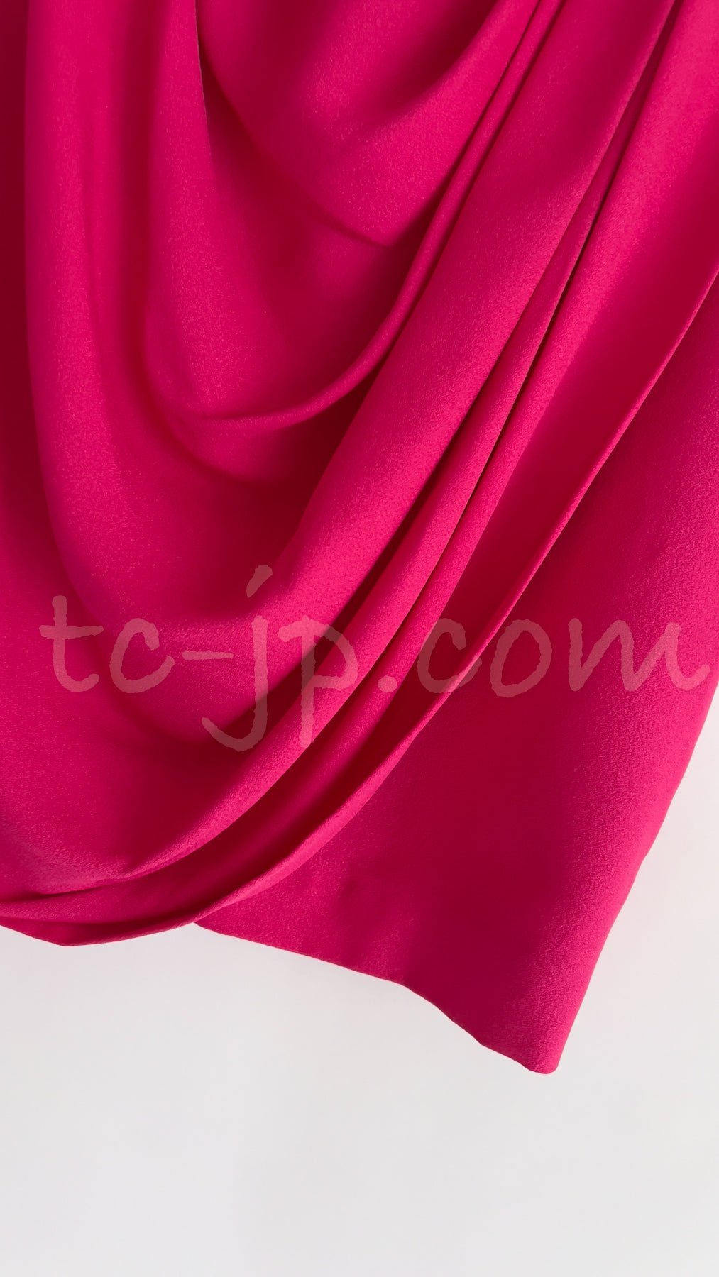 CHANEL シャネル シルク スカート 02A 38 シャネル スカート CHANEL ピンク ドレープ エレガント シルク 12PF