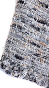 CHANEL 08A Sarah Jessica Parker Grey Multi Tweed Skirt Lion Button 36 シャネル サラ ジェシカ着用 グレー マルチ ツイード スカート ライオン ボタン 即発