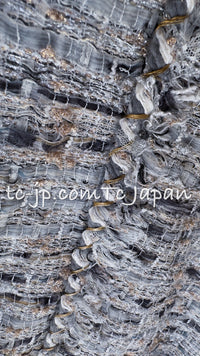 CHANEL 08A Sarah Jessica Parker Grey Multi Tweed Skirt Lion Button 36 シャネル サラ ジェシカ着用 グレー マルチ ツイード スカート ライオン ボタン 即発