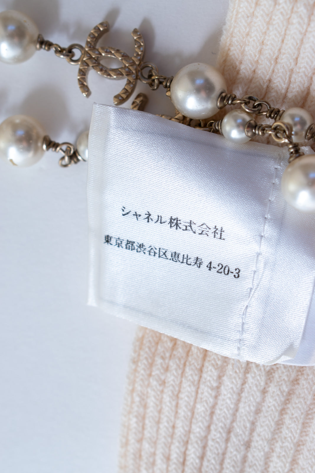 CHANEL 02A Cream Iovry Camellia Cashmere Knit Skirt 38 シャネル クリーム アイボリー カメリア カシミア ニット スカート 即発