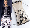 CHANEL 02A Cream Iovry Camellia Cashmere Knit Skirt 38 シャネル クリーム アイボリー カメリア カシミア ニット スカート 即発