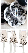 CHANEL 02A Cream Iovry Camellia Cashmere Knit Skirt 38 シャネル クリーム アイボリー カメリア カシミア ニット スカート 即発