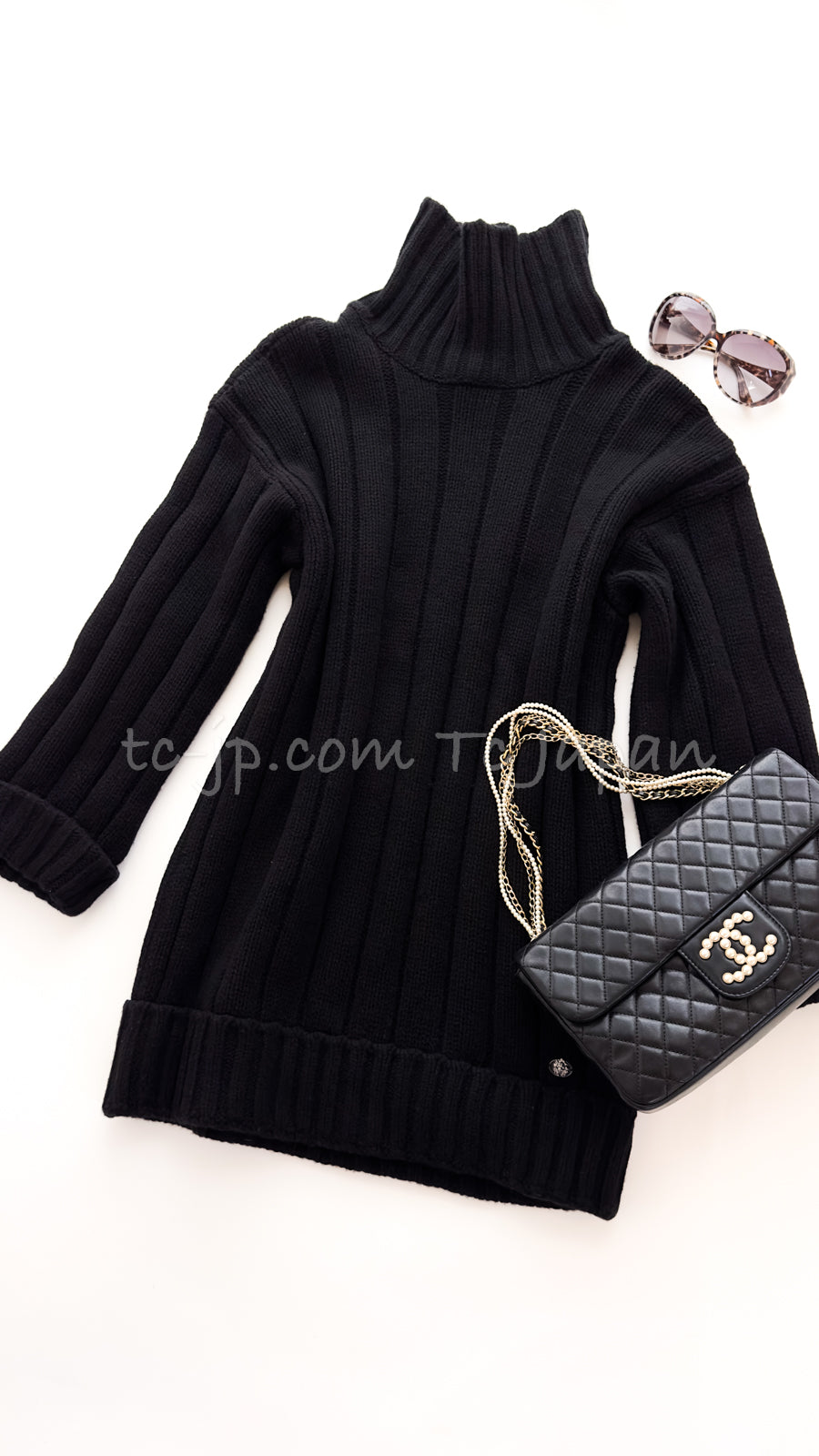 CHANEL Black Lambskin Westminster Classic Pearl Chain Matelasse Bag シャネル ブラック ラムスキン ウエストミンスター パール チェーン マトラッセ バッグ 即発