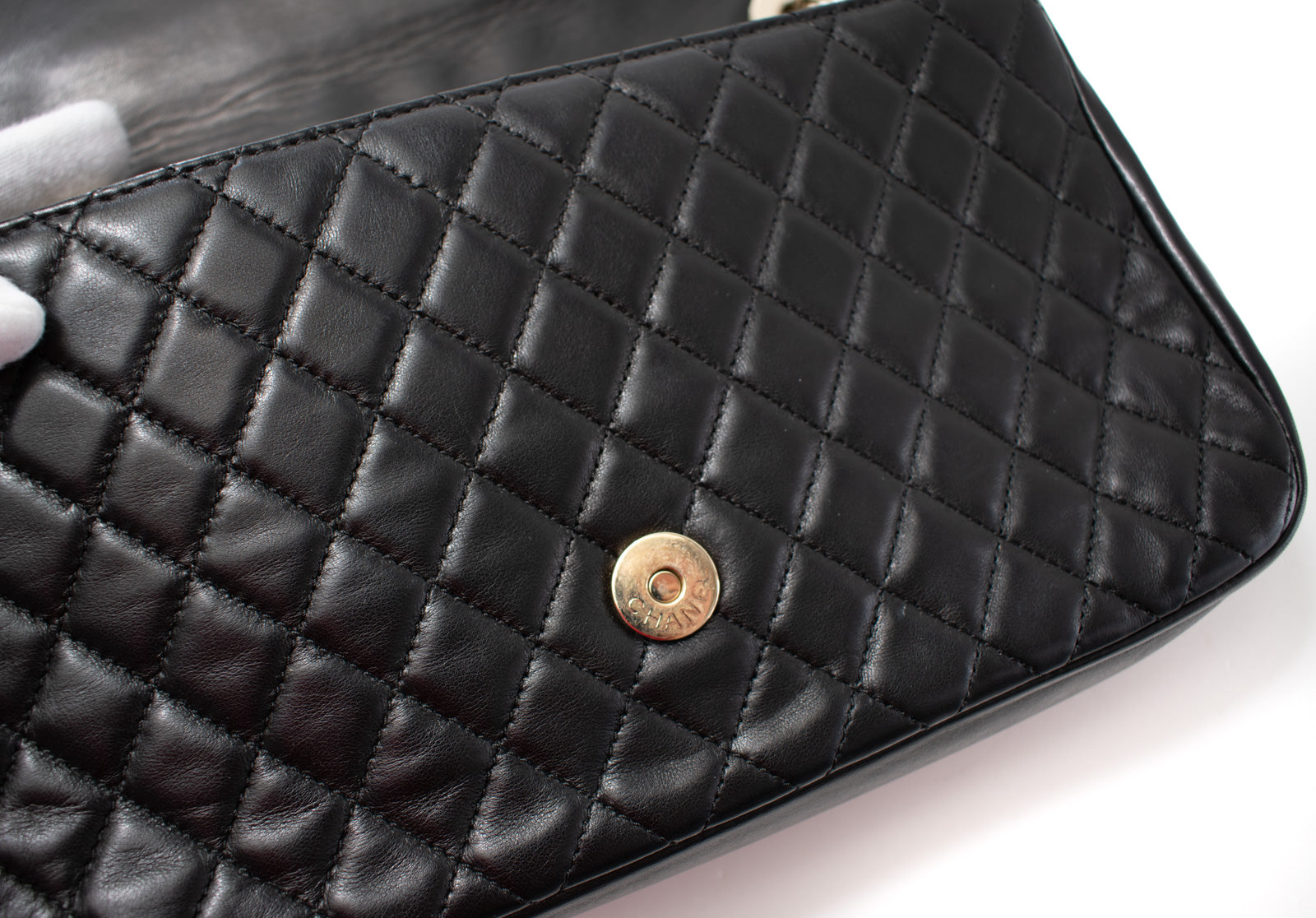 CHANEL Black Lambskin Westminster Classic Pearl Chain Matelasse Bag シャネル ブラック ラムスキン ウエストミンスター パール チェーン マトラッセ バッグ 即発