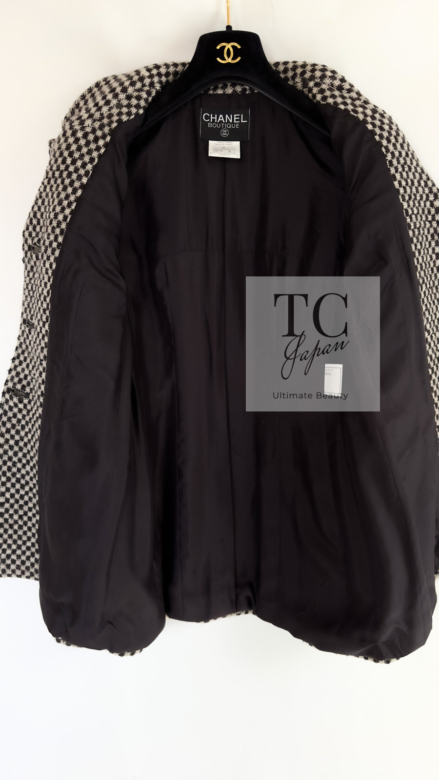 シャネル ジャケット コート CHANEL ヴィンテージ ダーク ブラウン