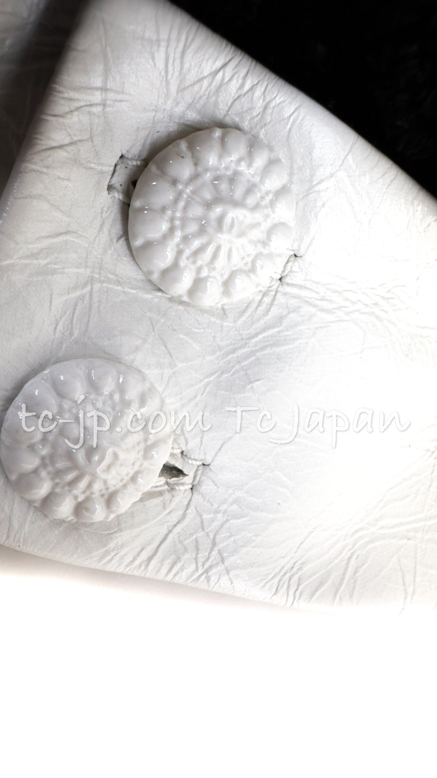 CHANEL 15C Black Tweed Calf Leather Collars White Cuffs Jacket 40 42 シャネル ジャケット CHANEL 15C ブラック カーフレザー襟 カフス付 ツイード 40 42